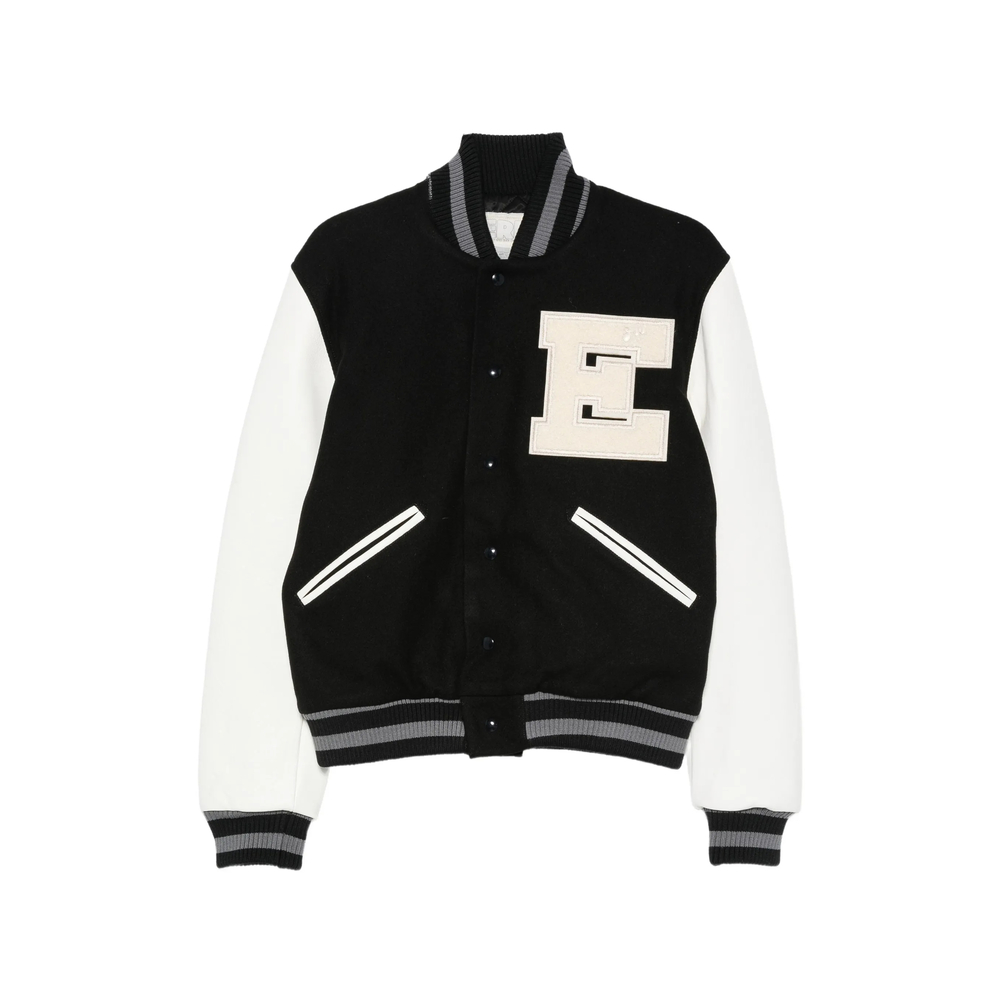 Logo-Patch Panelled Jacket