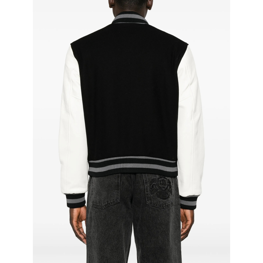 Logo-Patch Panelled Jacket