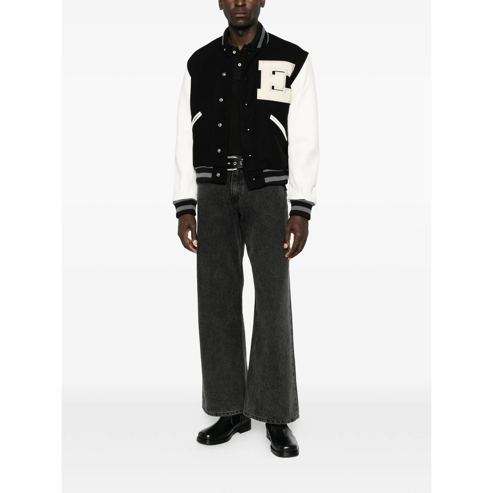 Logo-Patch Panelled Jacket
