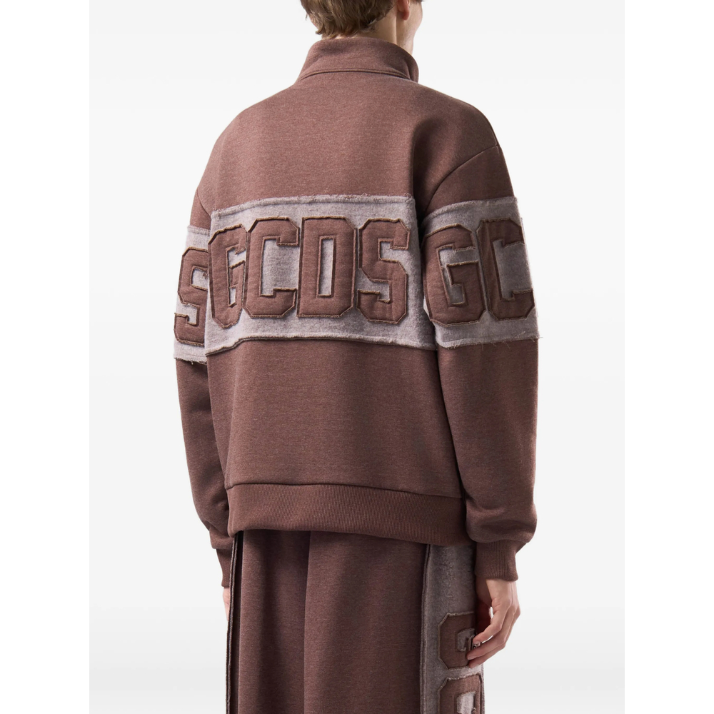 Logo-Appliqué Half-Zip Sweatshirt