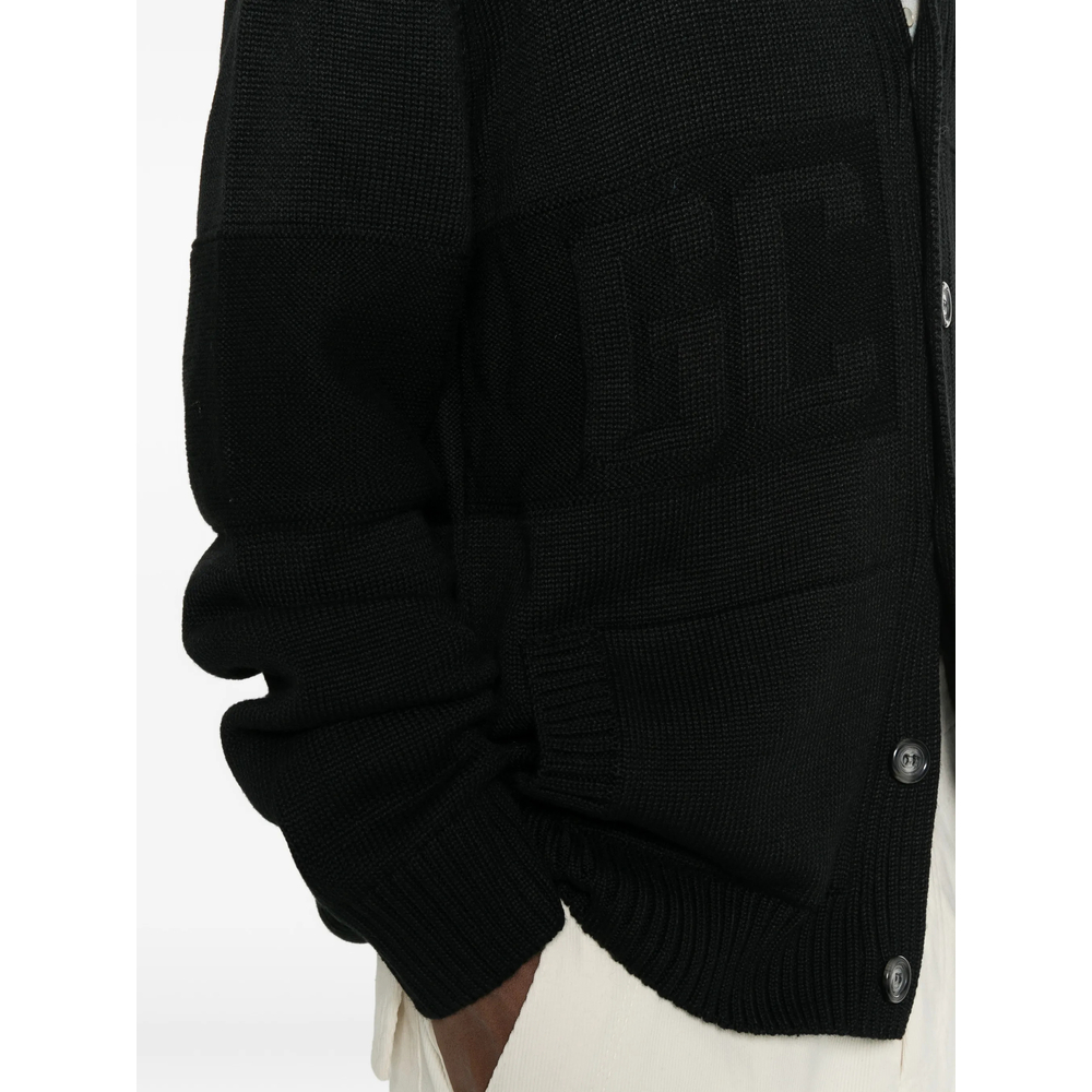 Logo-Intarsia Cardigan
