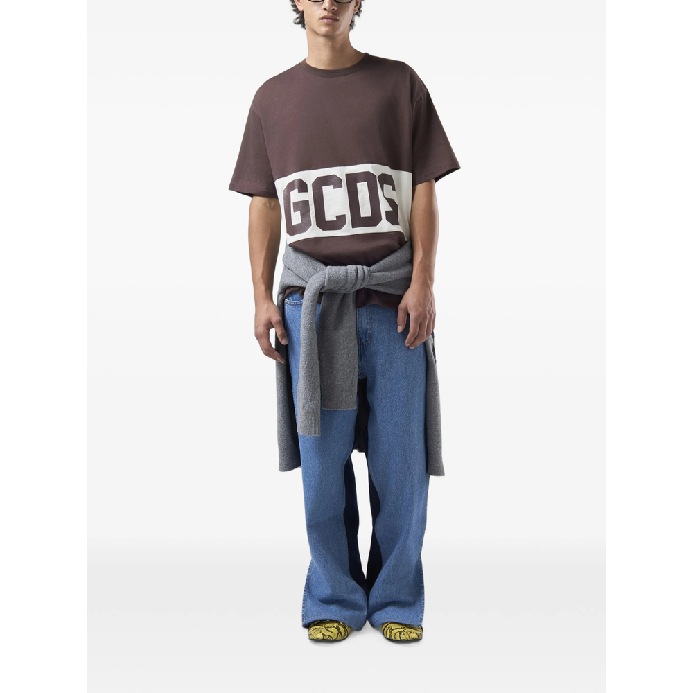 Logo-Print Drop-Shoulder T-Shirt