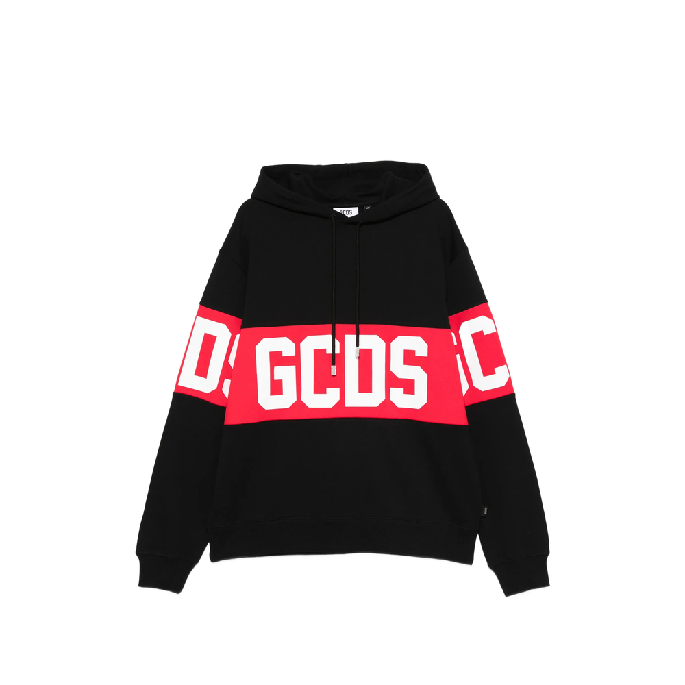 Gcds Logo-stripe Hoodie