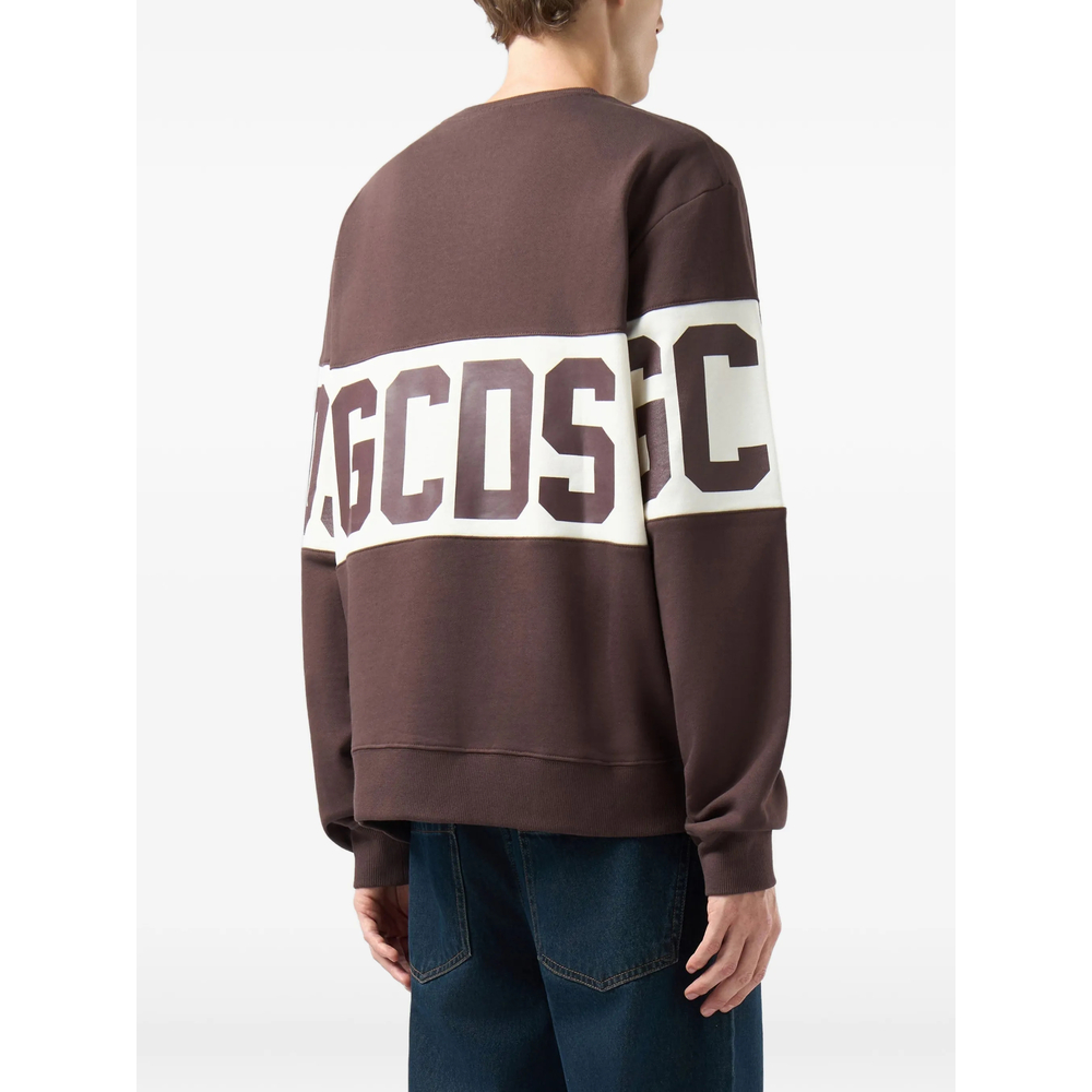 Logo-Intarsia Crew-Neck Sweatshirt
