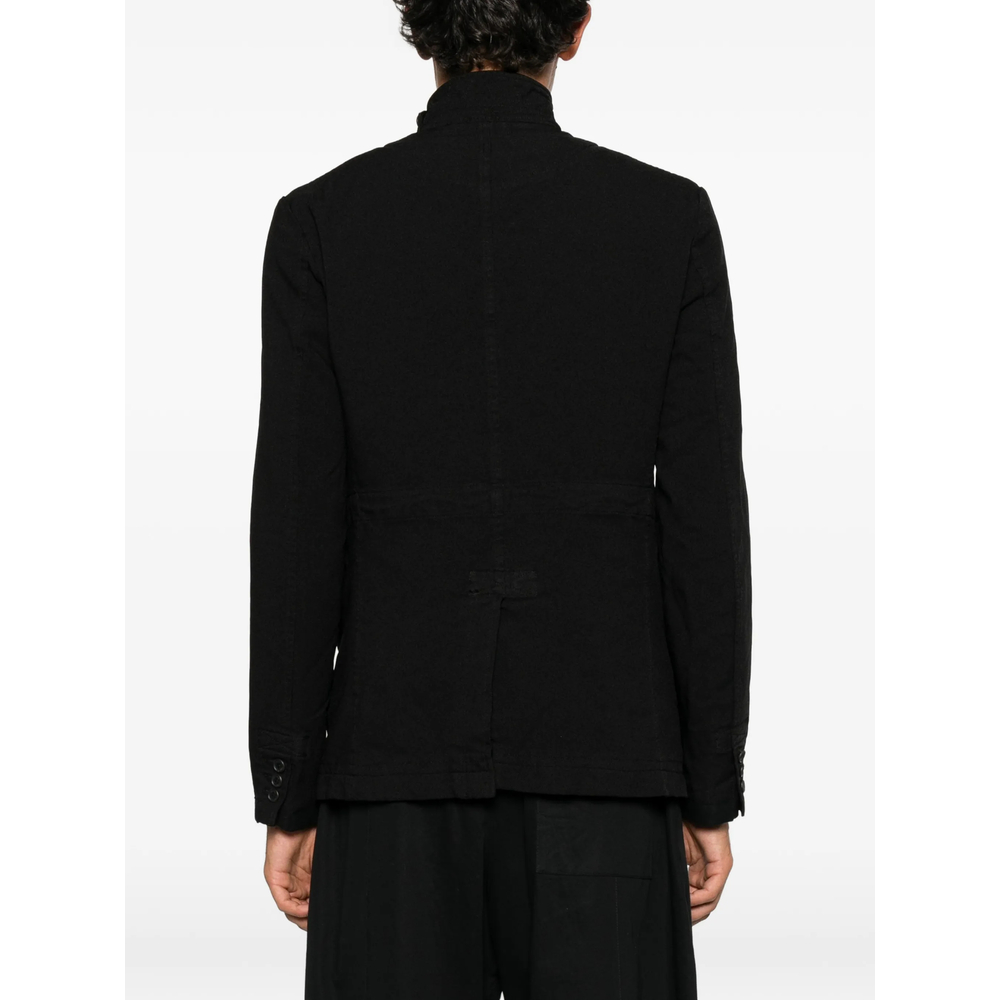 Button-Up High-Neck Jacket