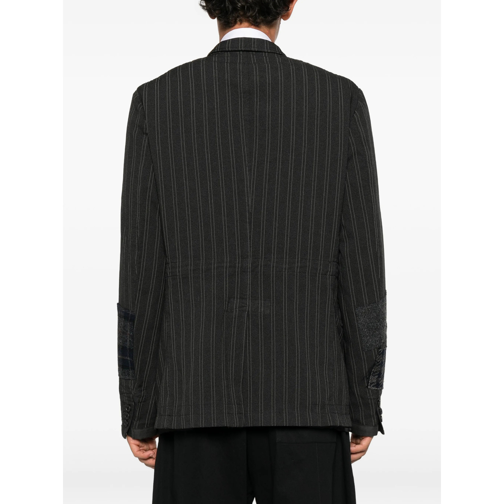 Patchwork Pinstripe Jacket