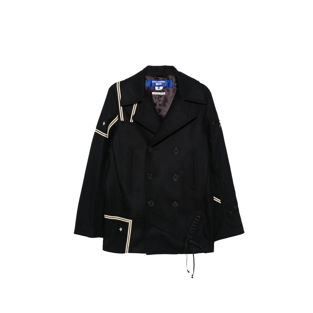X Rebuild By Needles Patchwork Double-Breasted Coat