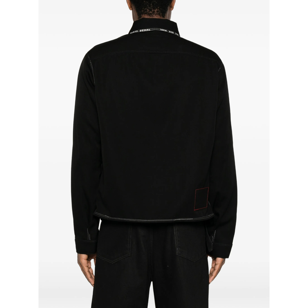 X Levi´S Contrast-Stitch Logo-Print Shirt Jacket