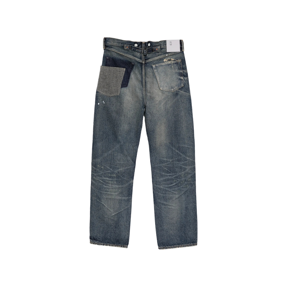 Graphic-Print Jeans