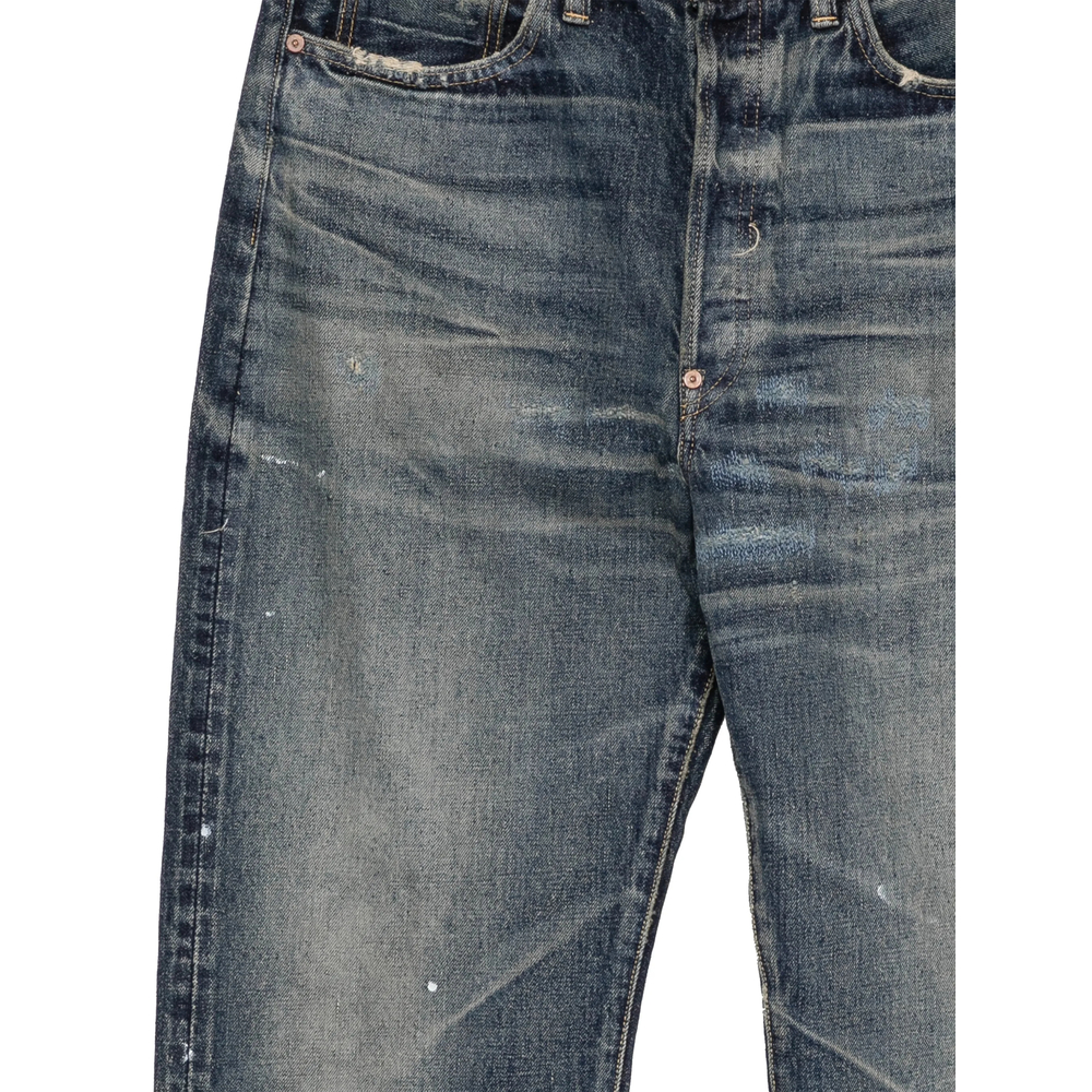 Graphic-Print Jeans