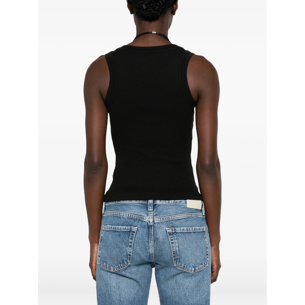 Isabel Ribbed-Knit Tank Top