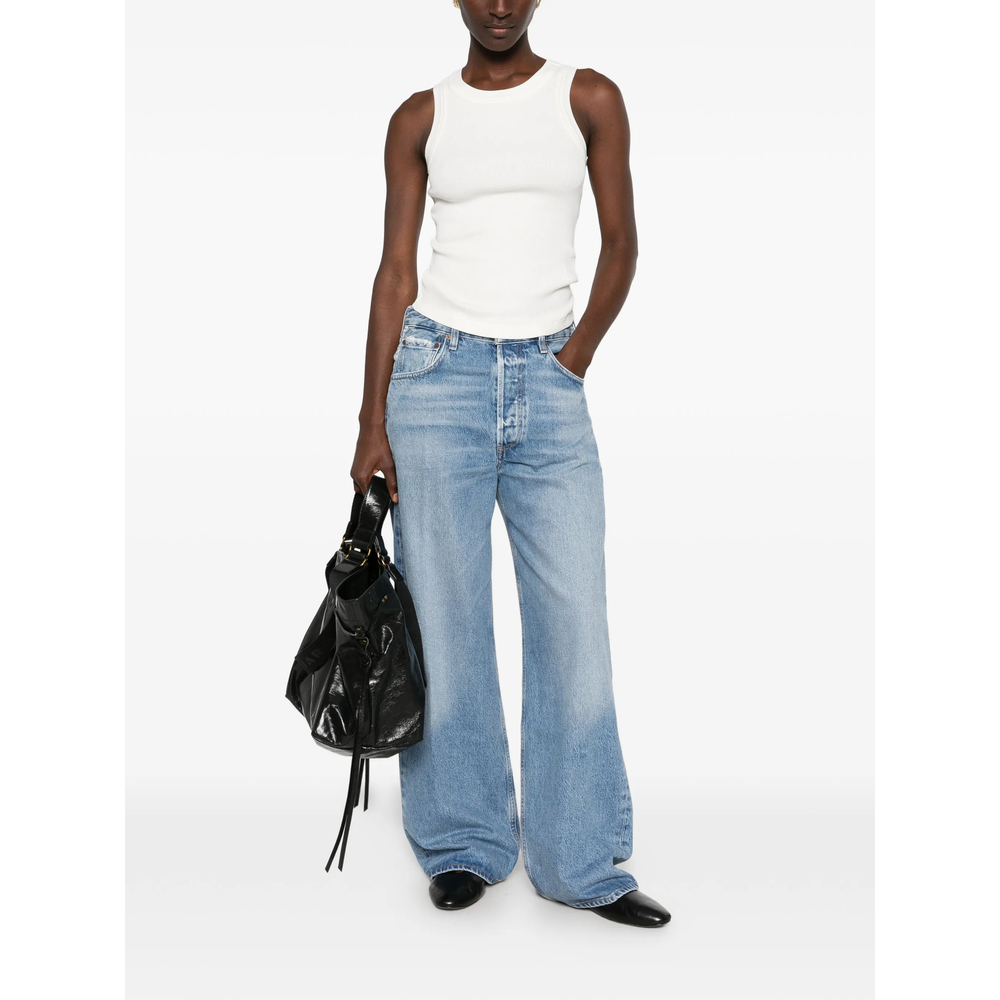 Isabel Ribbed-Knit Tank Top
