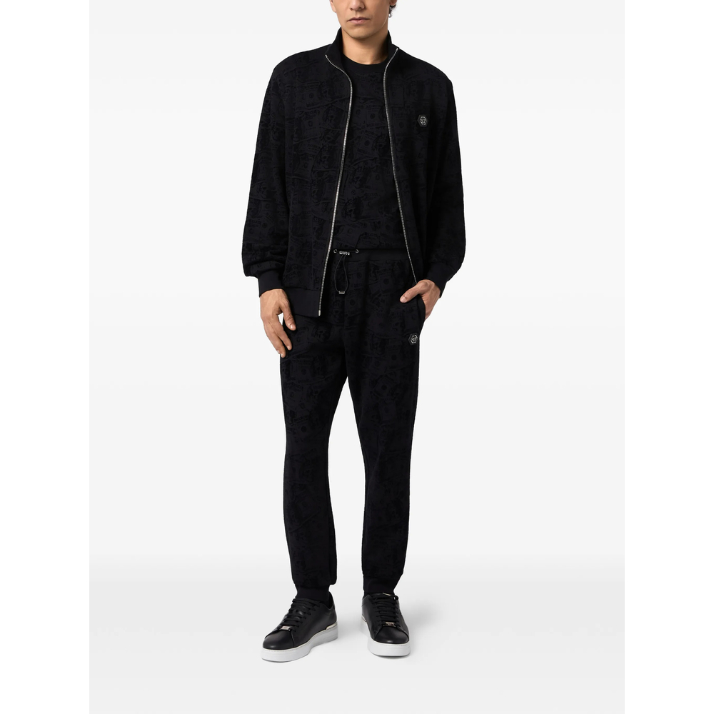 All-Over Dollar Skull Trousers