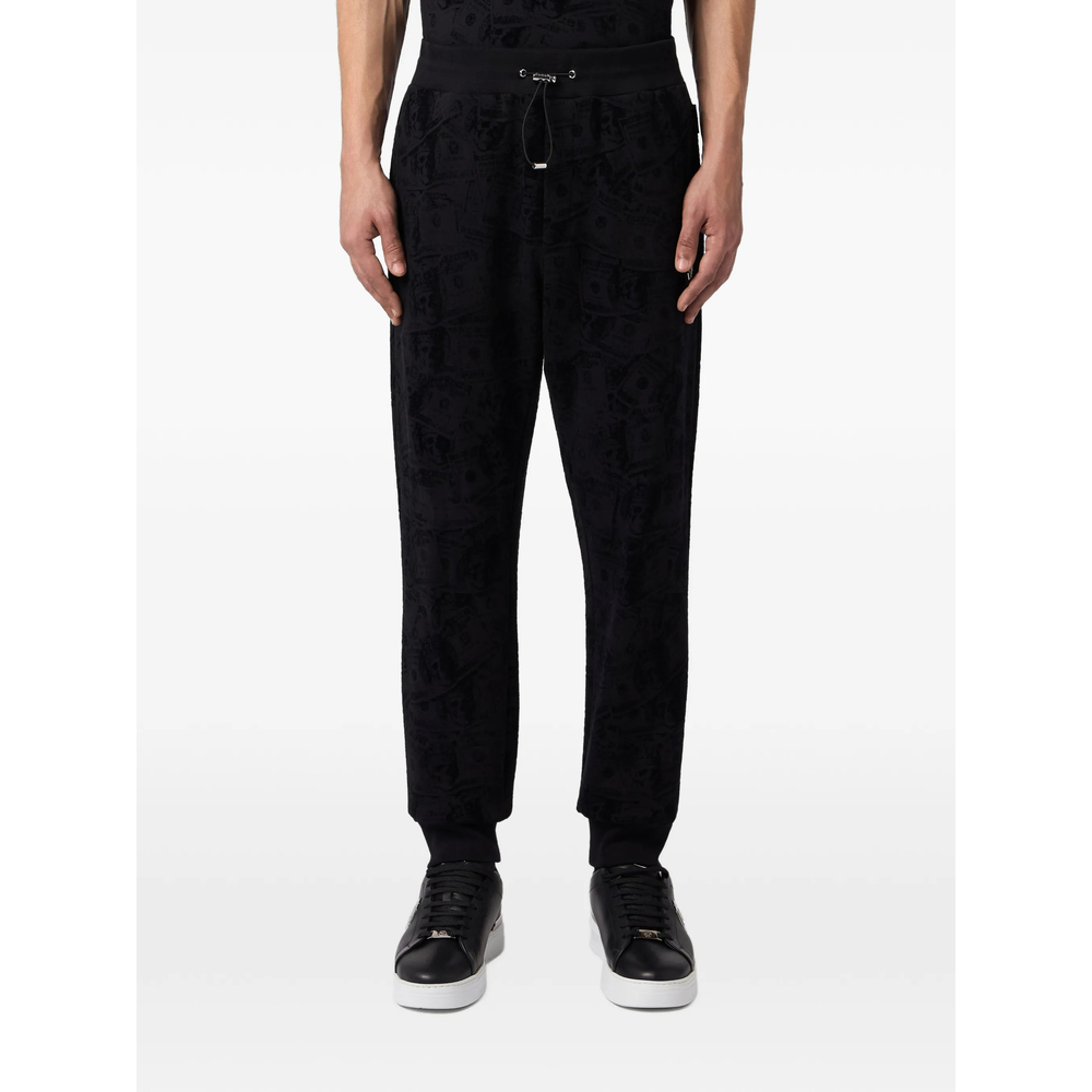 All-Over Dollar Skull Trousers