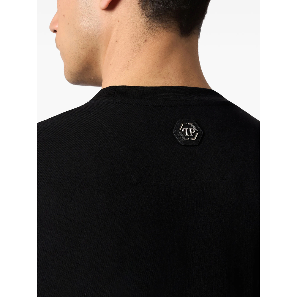 Plein-Signature Round-Neck T-Shirt
