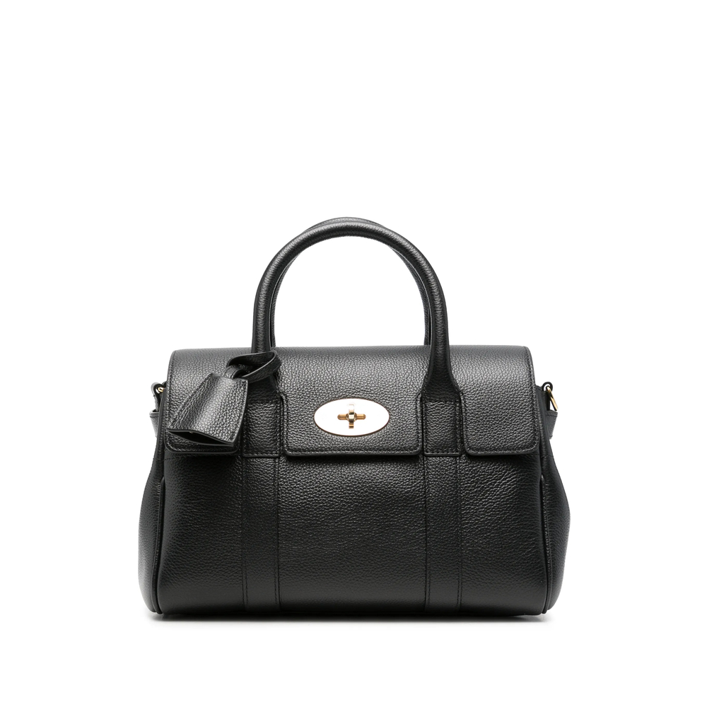 Small Bayswater Grained-Leather Tote Bag