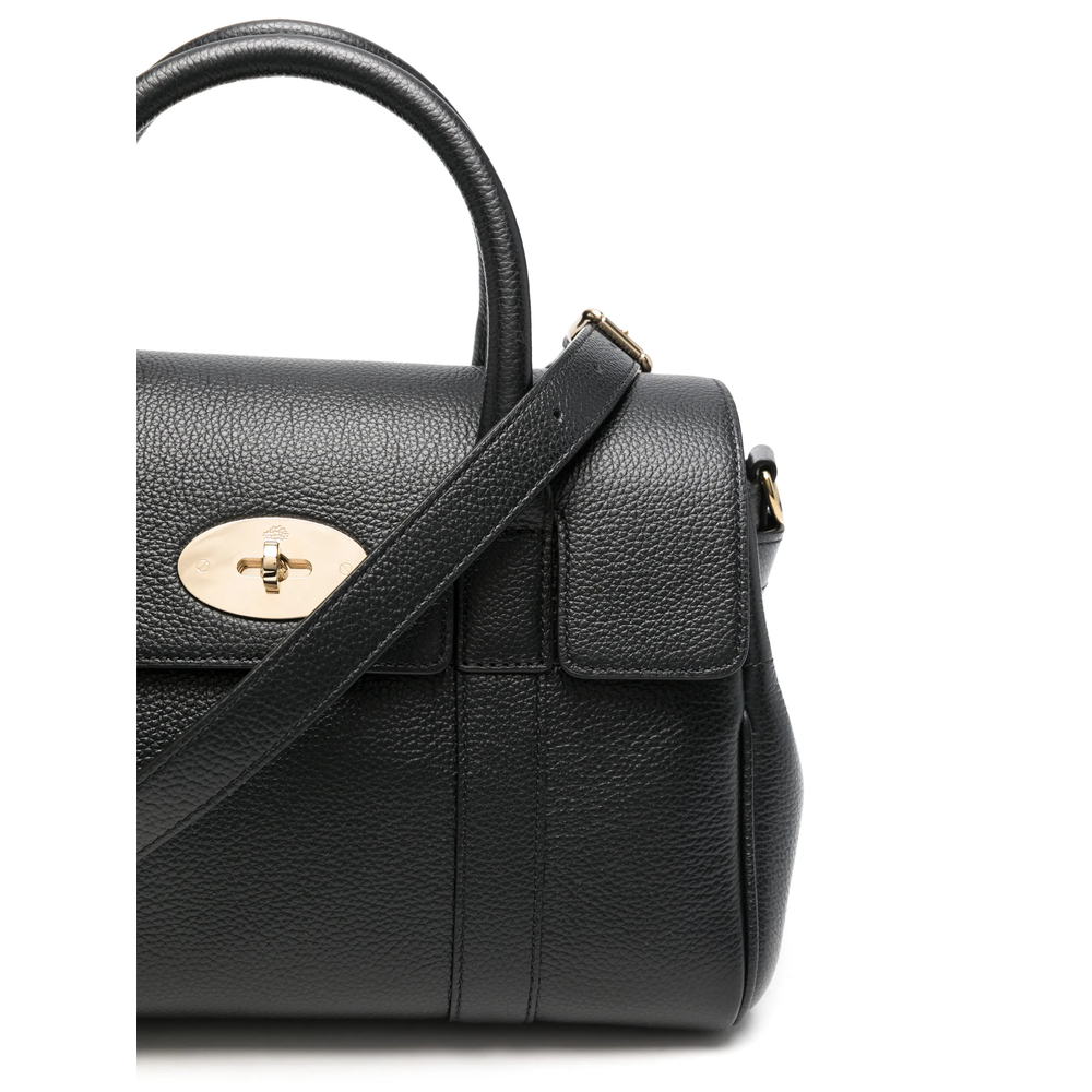Small Bayswater Grained-Leather Tote Bag