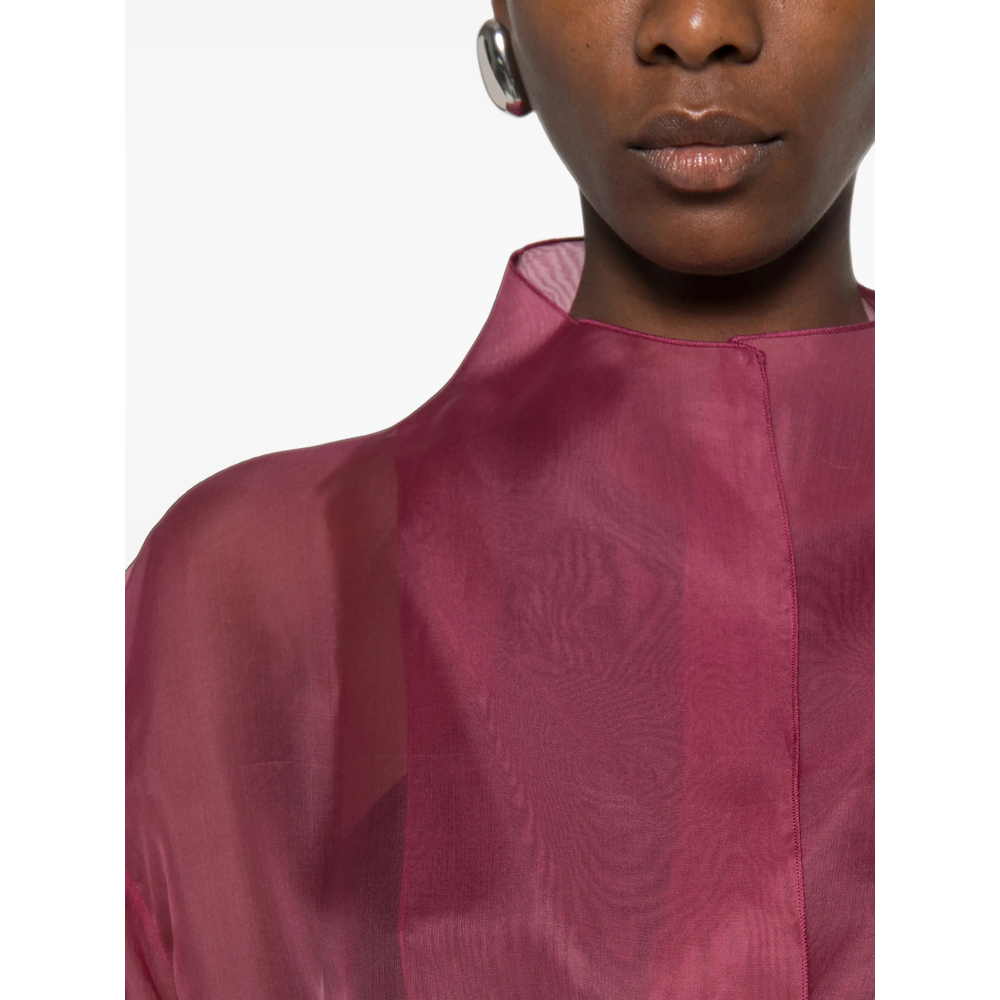 Sheer Belted Coat