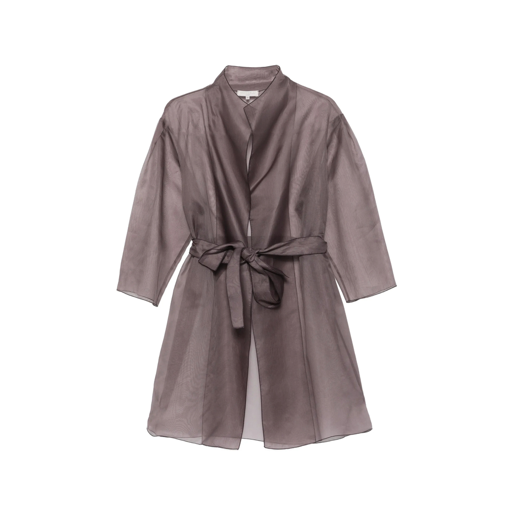 Antonelli Firenze Sheer Belted Coat