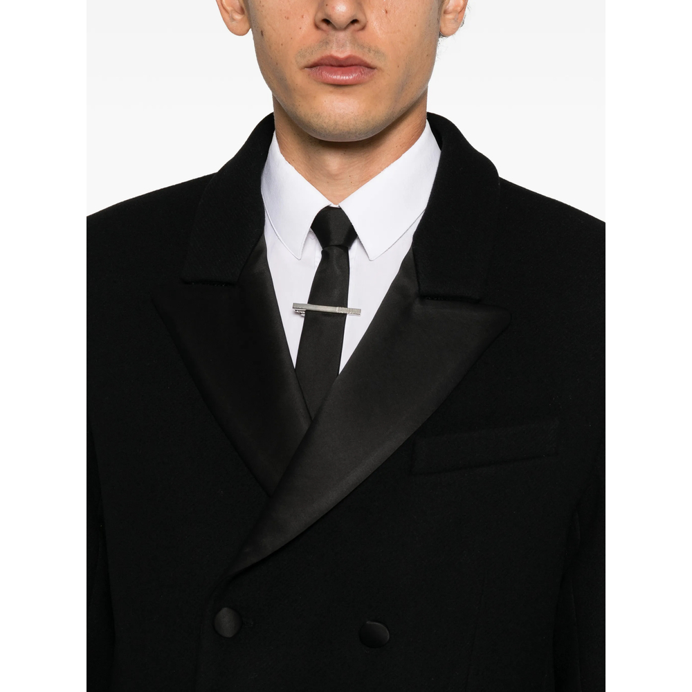 Double-Breasted Peak-Lapels Coat
