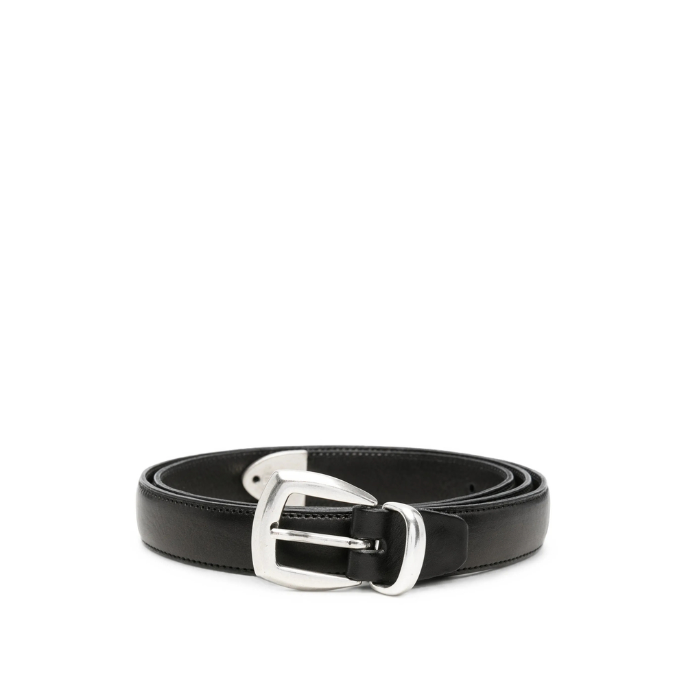 Eraldo Buckle-fastening Leather Belt