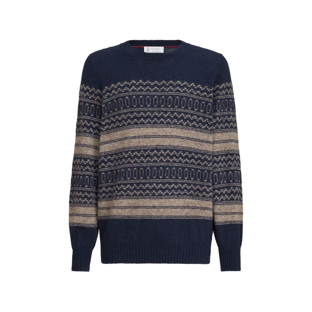 Brunello Cucinelli Nordic Jacquard Sweater