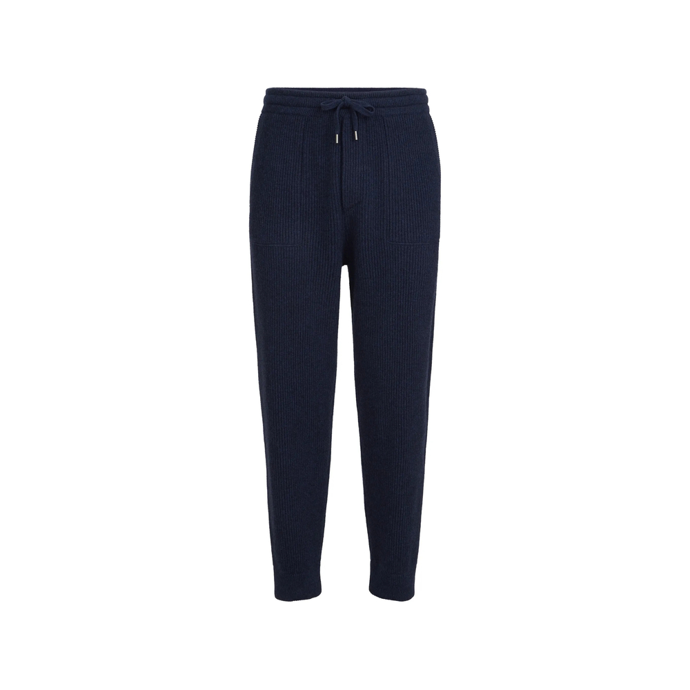 Brunello Cucinelli Cashmere English Rib Knit Joggers