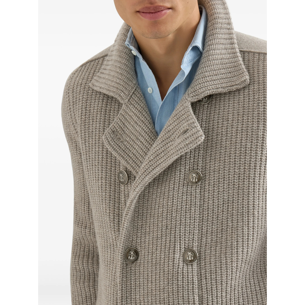 Notch-Lapel Cardigan