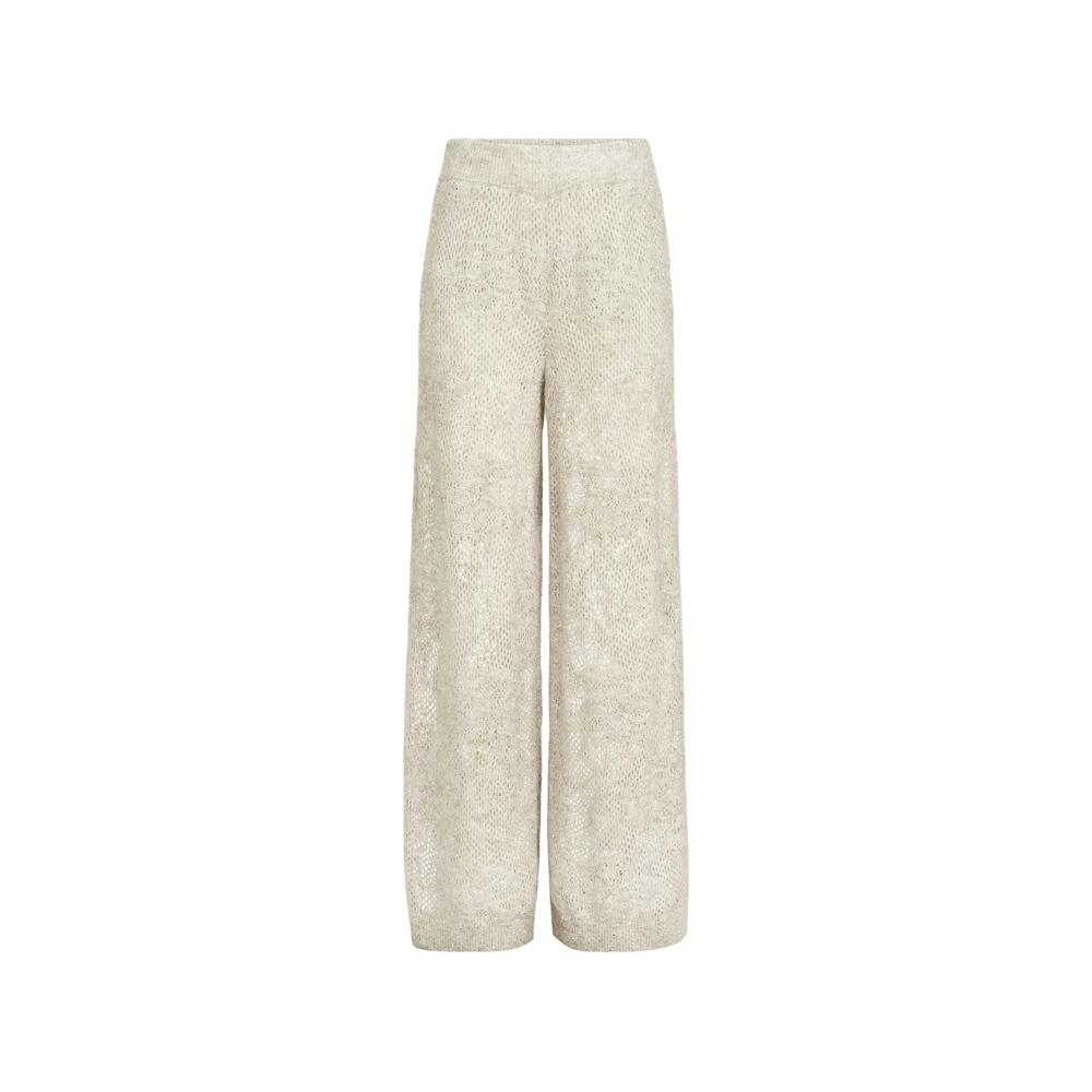 Brunello Cucinelli Lace-flowers Knit Track Trousers