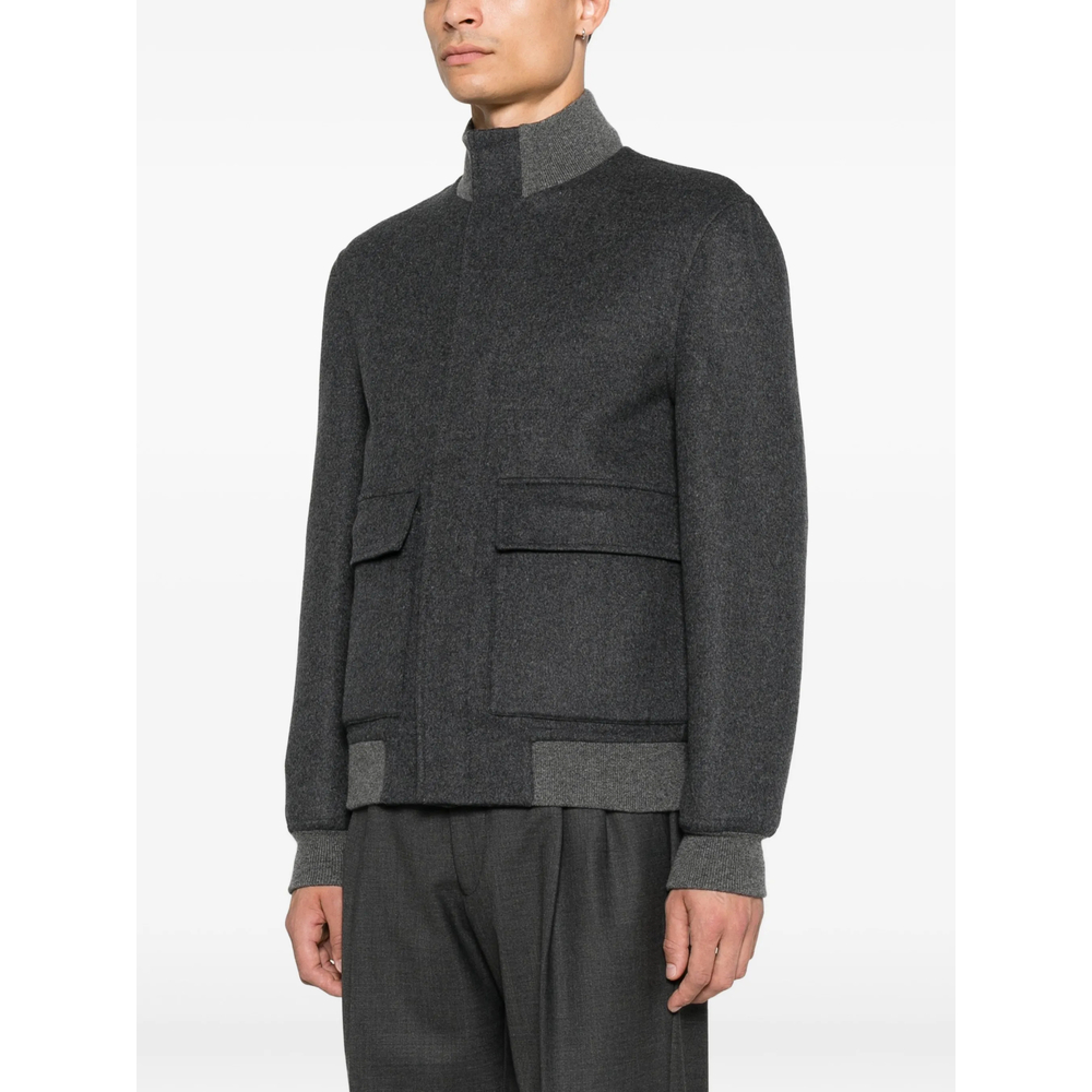 Panelled High-Neck Jacket