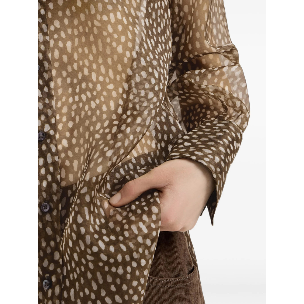 Dapple Silk Organza Shirt