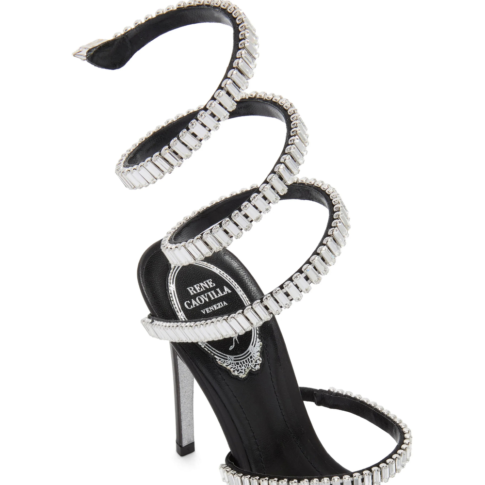 Cleo Crystal-Embellished Sandals