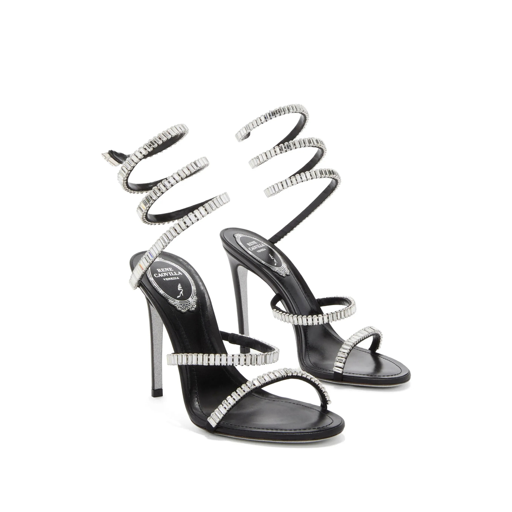 Cleo Crystal-Embellished Sandals