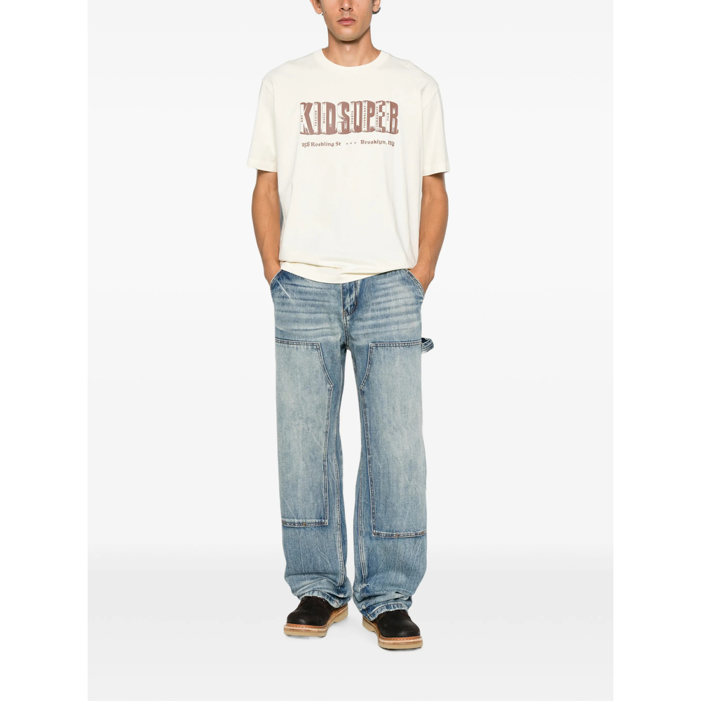 Whiskering-Effect Jeans