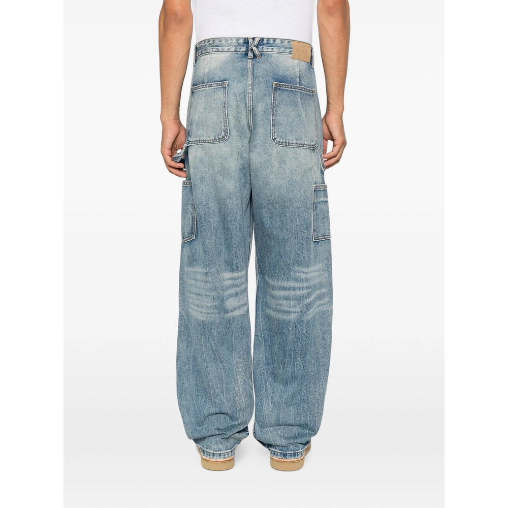 Whiskering-Effect Jeans
