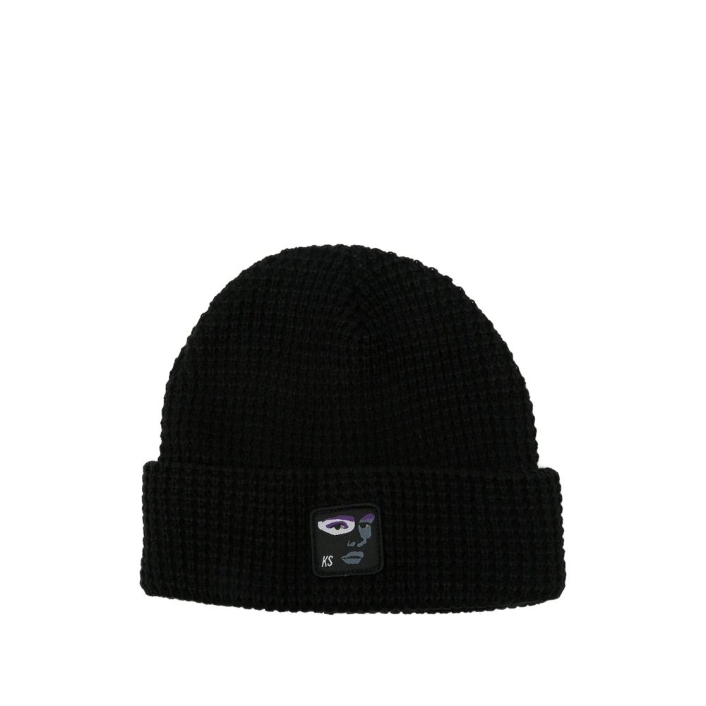 Kidsuper Studios Logo-patch Waffle-knit Beanie Hat