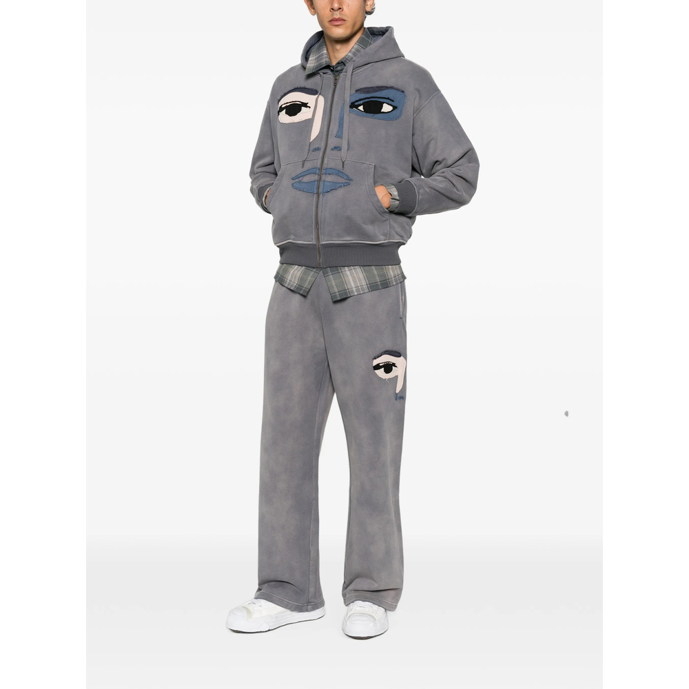Face-Patchwork Hoodie