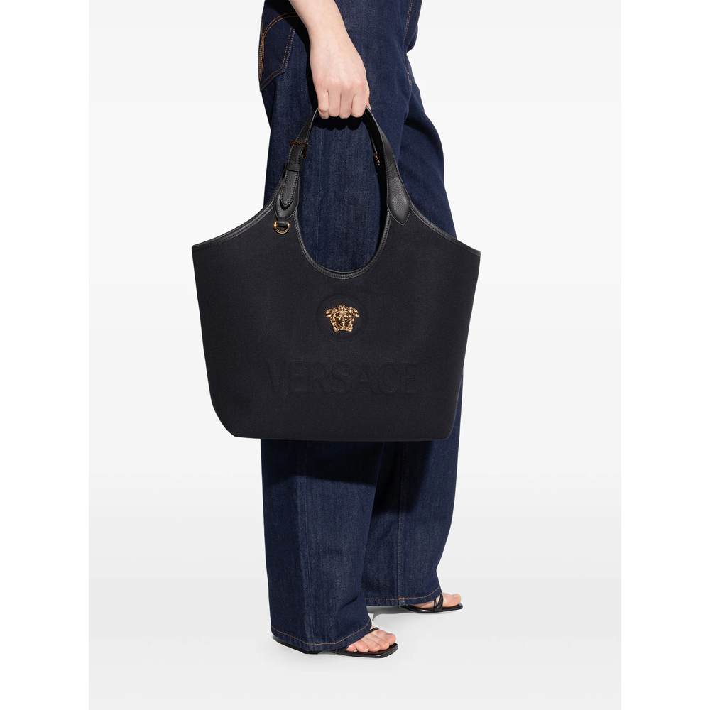 Medusa-Appliqué Tote Bag