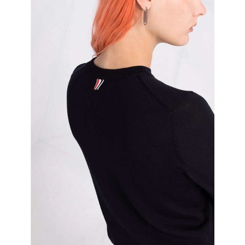 Merino Wool 4-Bar Relaxed Fit Pullover