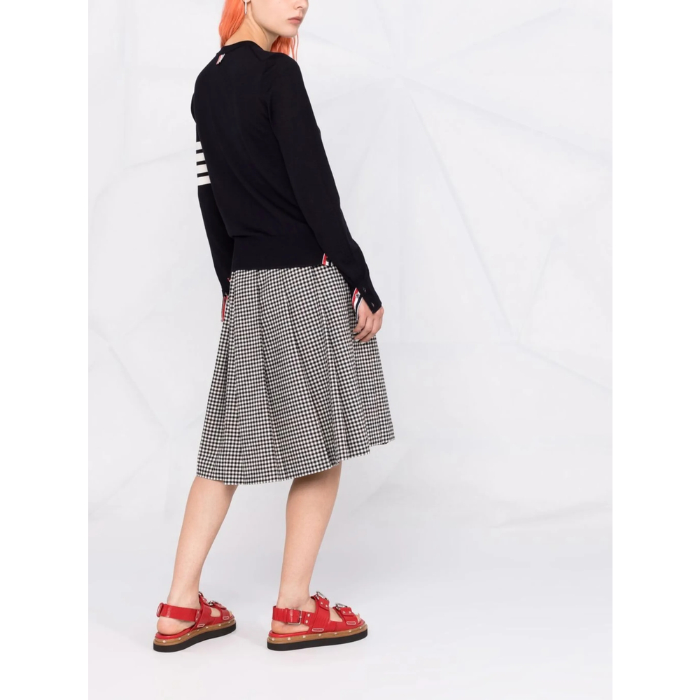 Merino Wool 4-Bar Relaxed Fit Pullover