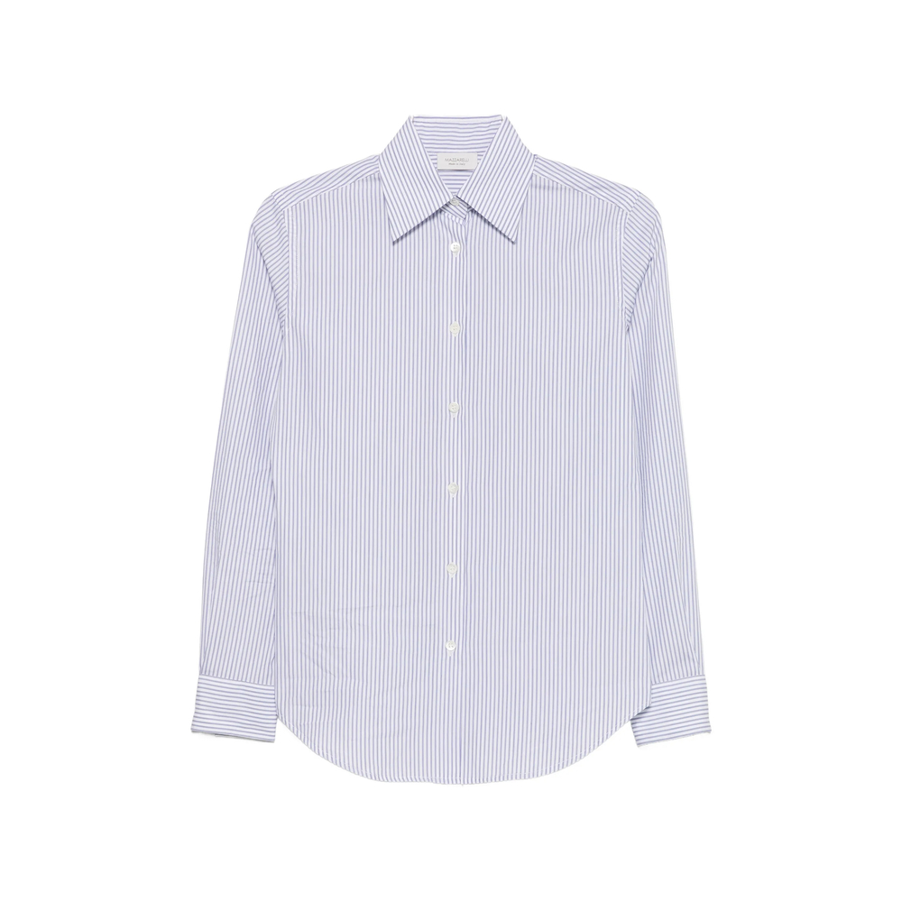 Camiceria Mazzarelli Vertical-stripe Long-sleeve Shirt