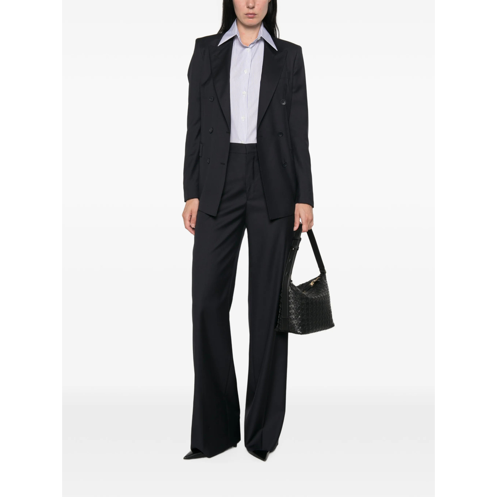 Vertical-Stripe Long-Sleeve Shirt