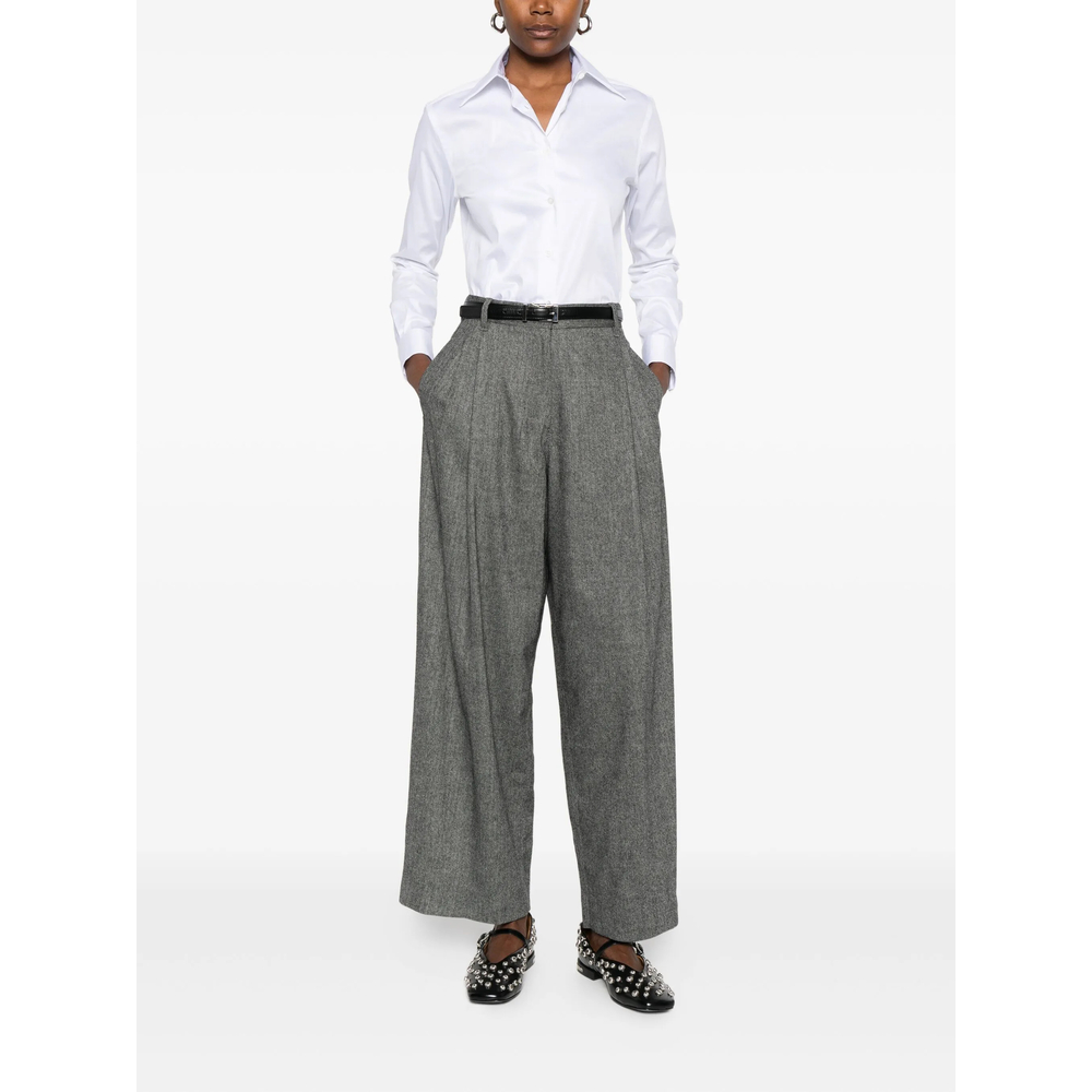 Gea Button-Down Long-Sleeve Shirt