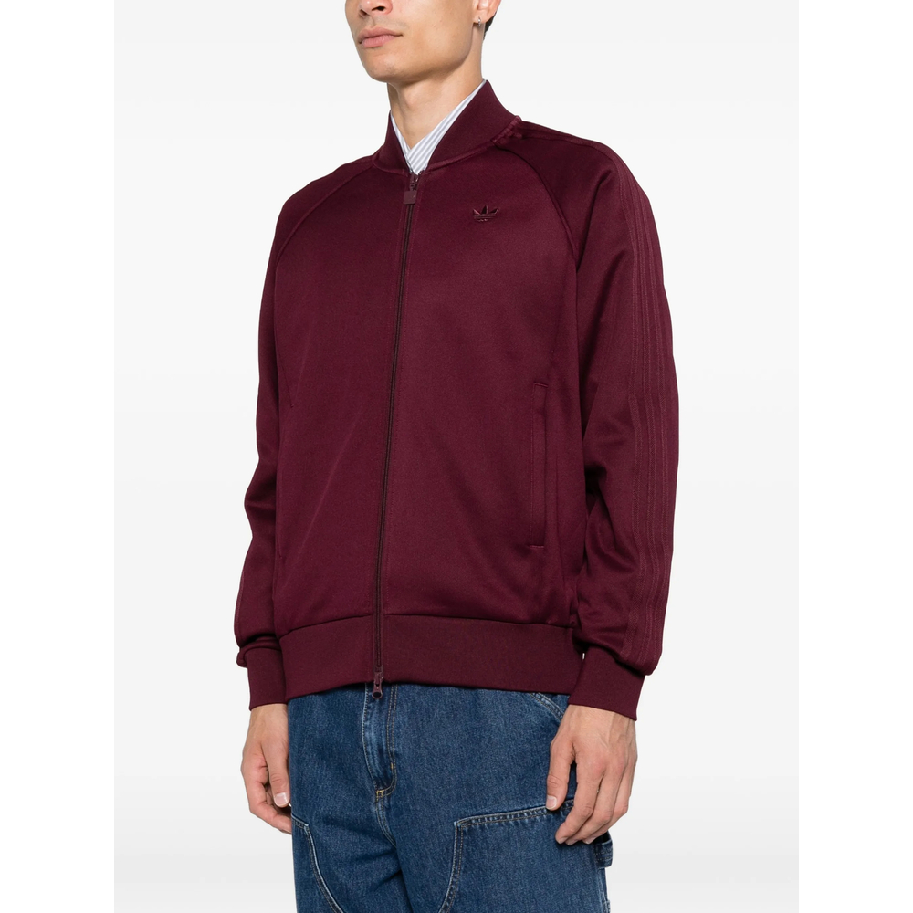 Logo-Embroidered Zip-Up Sweater