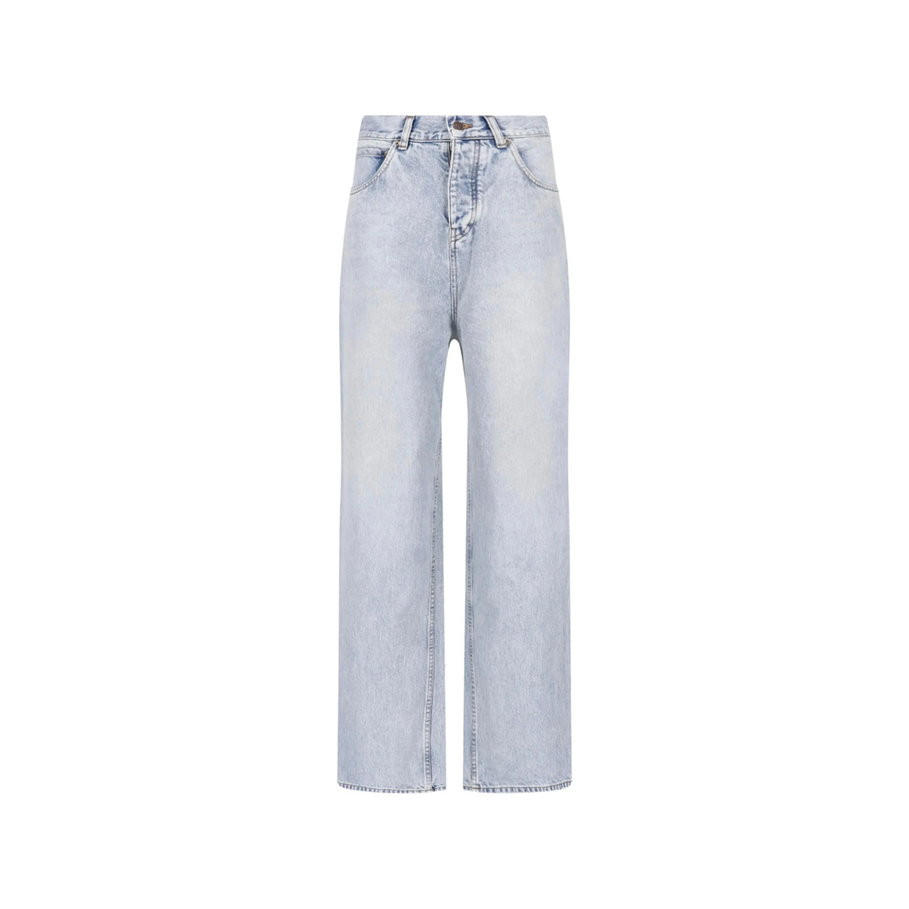 Balenciaga Distressed Baggy-fit Jeans