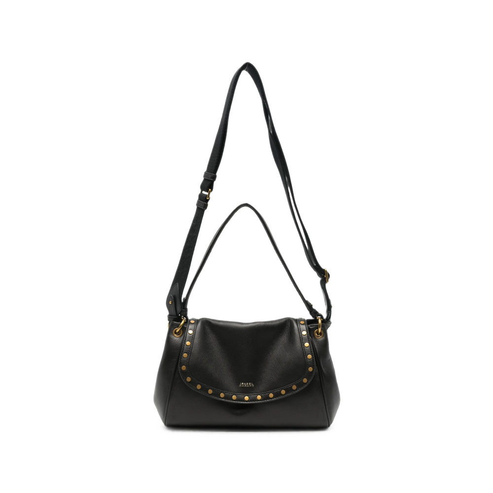 Isabel Marant Medium Chany Stud-embellished Leather Shoulder Bag