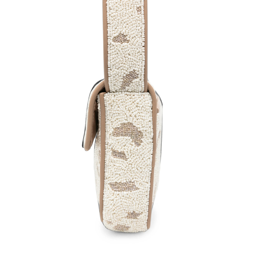 Bead-Embellished Tommy Shoulder Bag