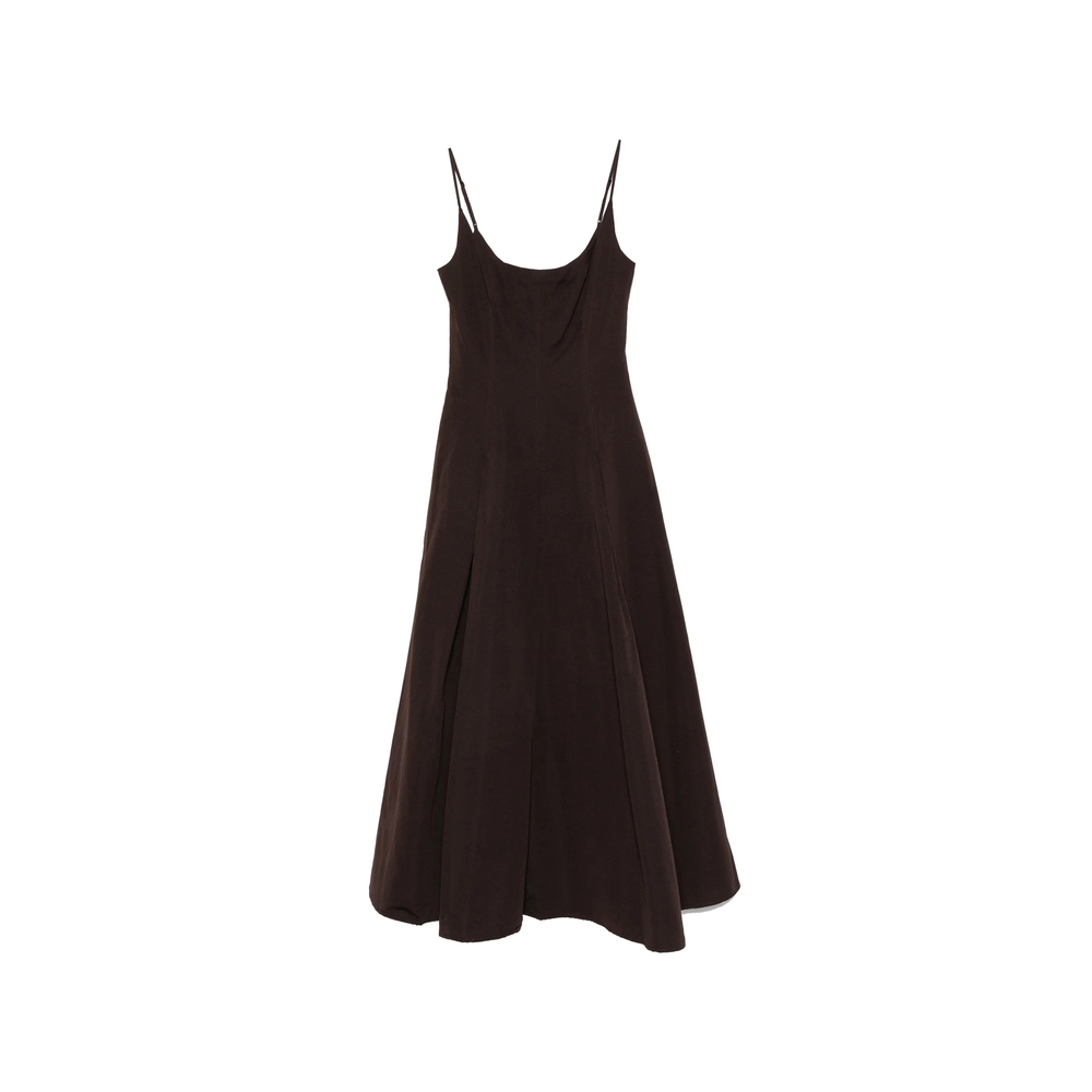 Staud Jill Panneled Flared Dress