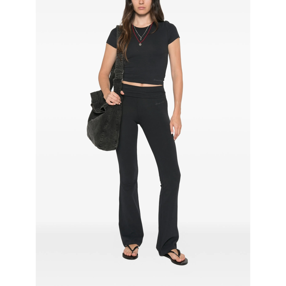 Vanessa Logo-Print Cropped T-Shirt