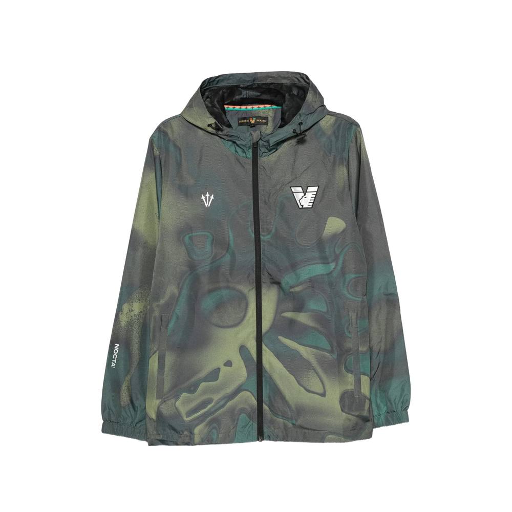 X Nocta Graphic-Print Hooded Jacket